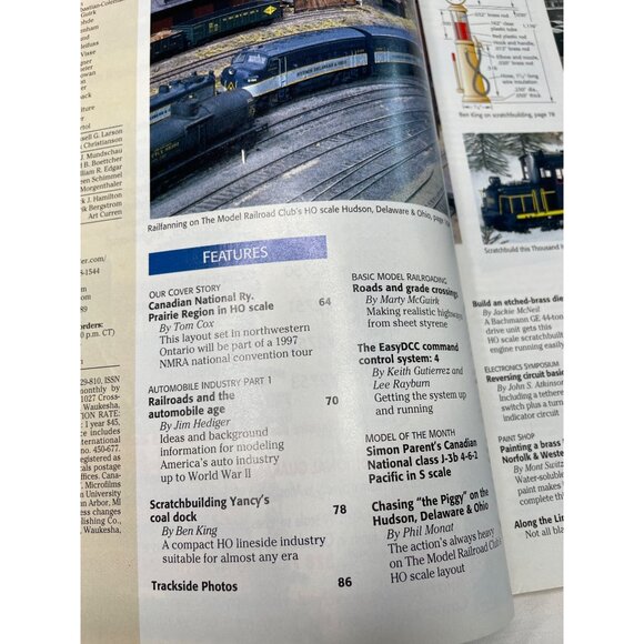 Model Railroader Magazine Back Issue u  May 1997 Vol 64 No 5 Canadian National i - Picture 5 of 10